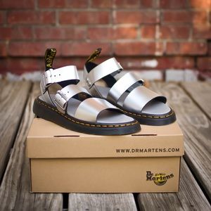Dr. Martens Gryphon Metallic Leather Sandals